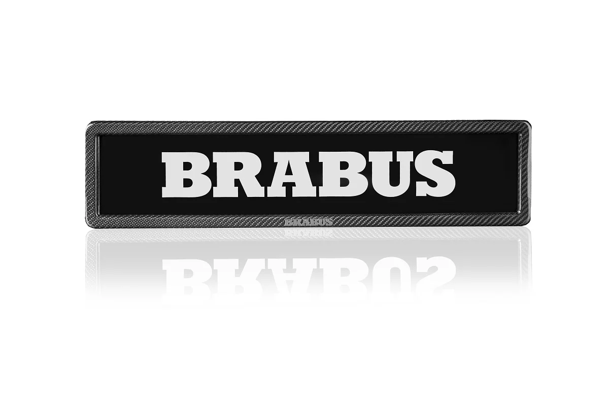Carbon Kennzeichenhalter für G- & S-Klasse – Bild 2