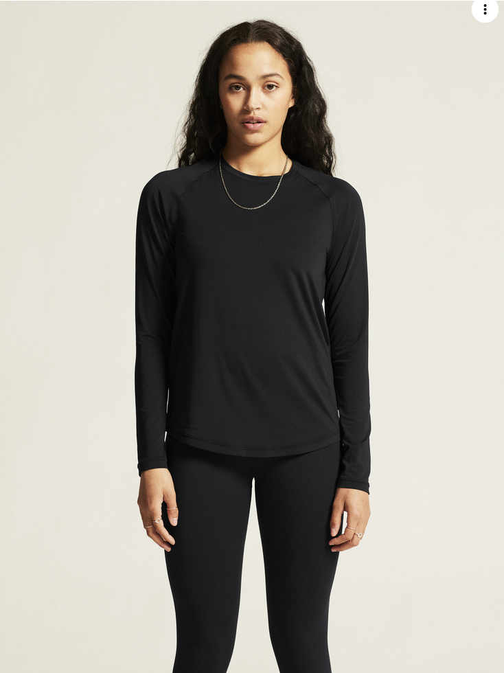 Craft Collective LS Teee Damen schwarz
